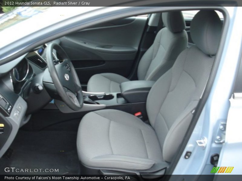 Radiant Silver / Gray 2012 Hyundai Sonata GLS