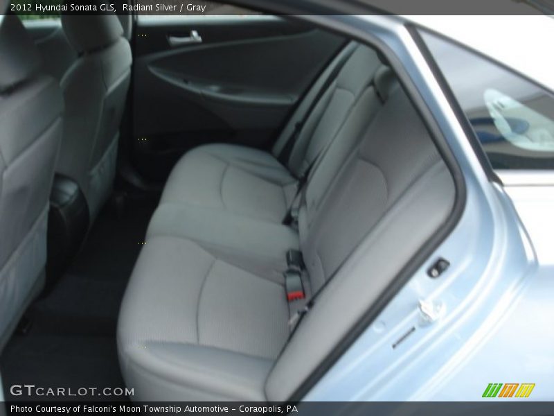 Radiant Silver / Gray 2012 Hyundai Sonata GLS