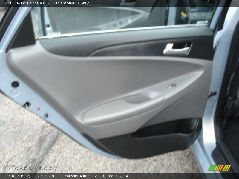 Radiant Silver / Gray 2012 Hyundai Sonata GLS
