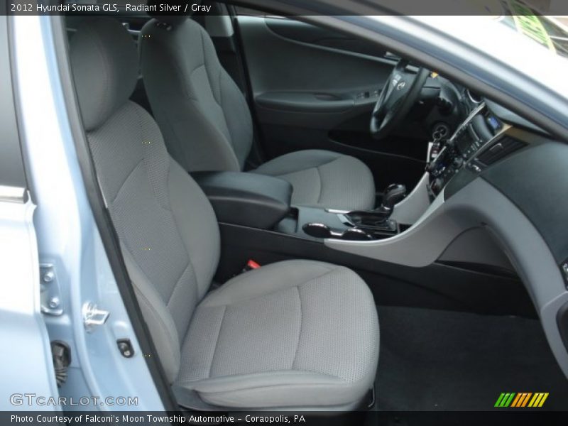 Radiant Silver / Gray 2012 Hyundai Sonata GLS