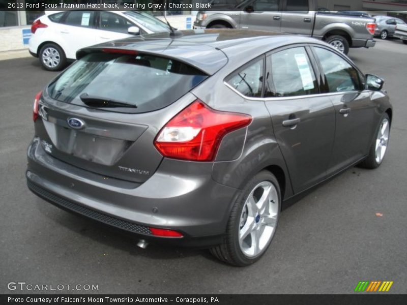 Sterling Gray / Charcoal Black 2013 Ford Focus Titanium Hatchback