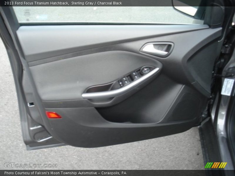 Sterling Gray / Charcoal Black 2013 Ford Focus Titanium Hatchback