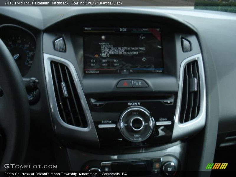 Sterling Gray / Charcoal Black 2013 Ford Focus Titanium Hatchback