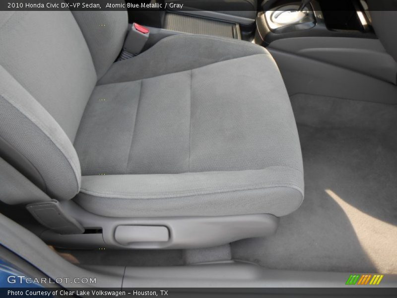Atomic Blue Metallic / Gray 2010 Honda Civic DX-VP Sedan