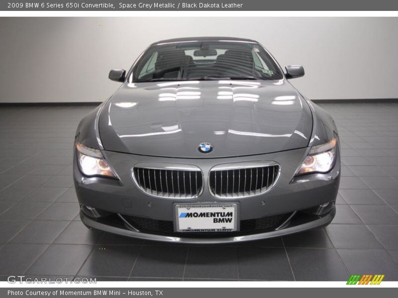 Space Grey Metallic / Black Dakota Leather 2009 BMW 6 Series 650i Convertible