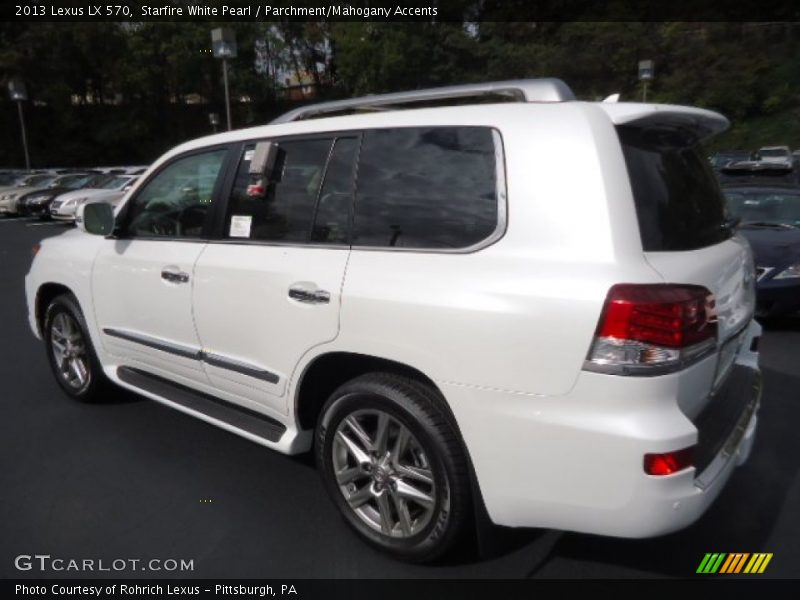 Starfire White Pearl / Parchment/Mahogany Accents 2013 Lexus LX 570