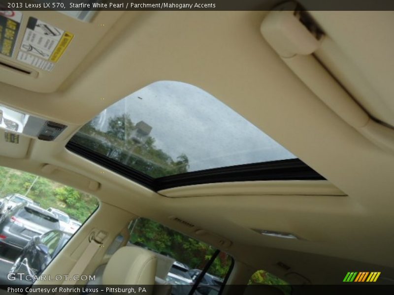 Starfire White Pearl / Parchment/Mahogany Accents 2013 Lexus LX 570