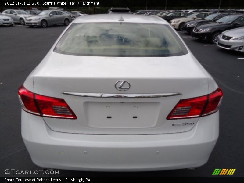 Starfire White Pearl / Parchment 2012 Lexus ES 350
