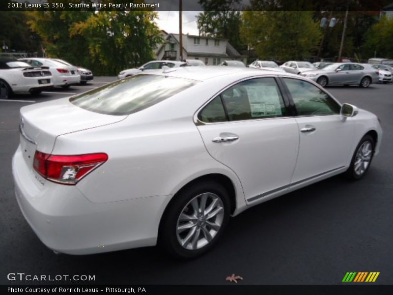 Starfire White Pearl / Parchment 2012 Lexus ES 350
