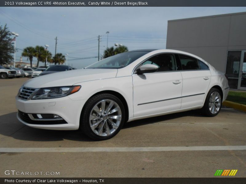 Candy White / Desert Beige/Black 2013 Volkswagen CC VR6 4Motion Executive