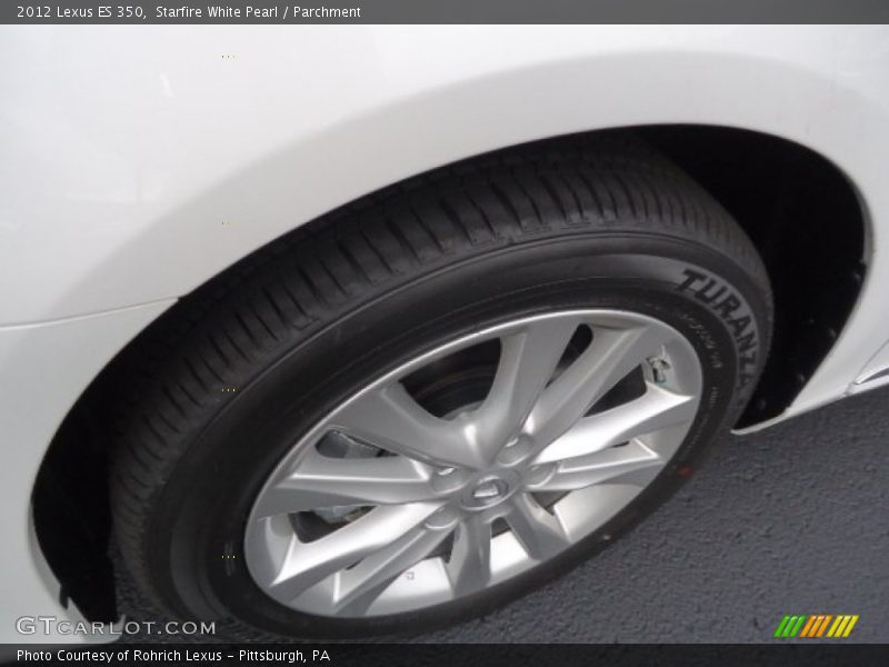 Starfire White Pearl / Parchment 2012 Lexus ES 350