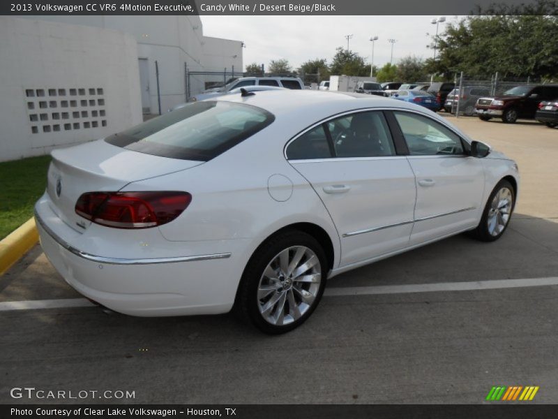 Candy White / Desert Beige/Black 2013 Volkswagen CC VR6 4Motion Executive