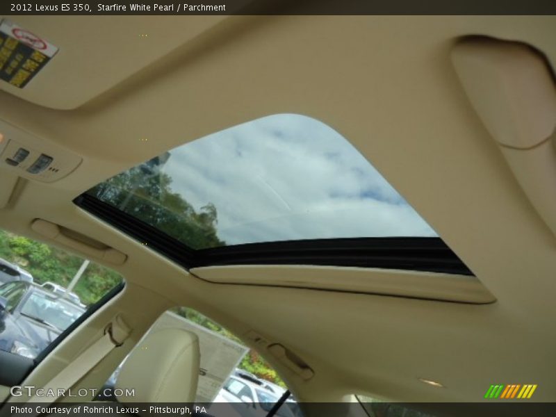 Starfire White Pearl / Parchment 2012 Lexus ES 350