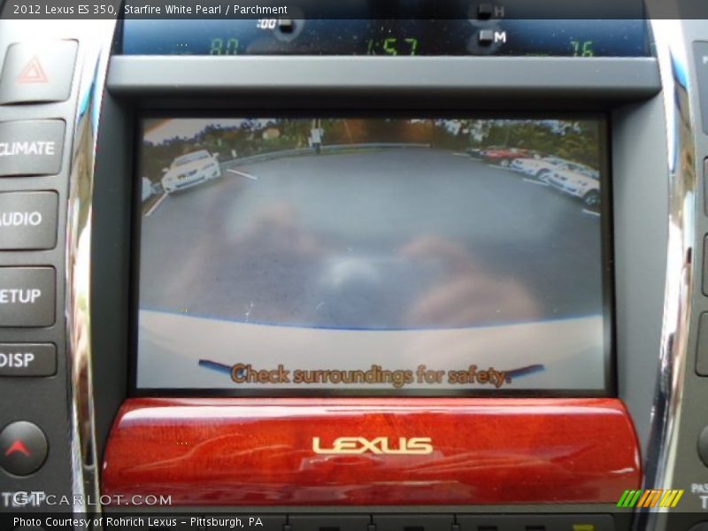 Starfire White Pearl / Parchment 2012 Lexus ES 350