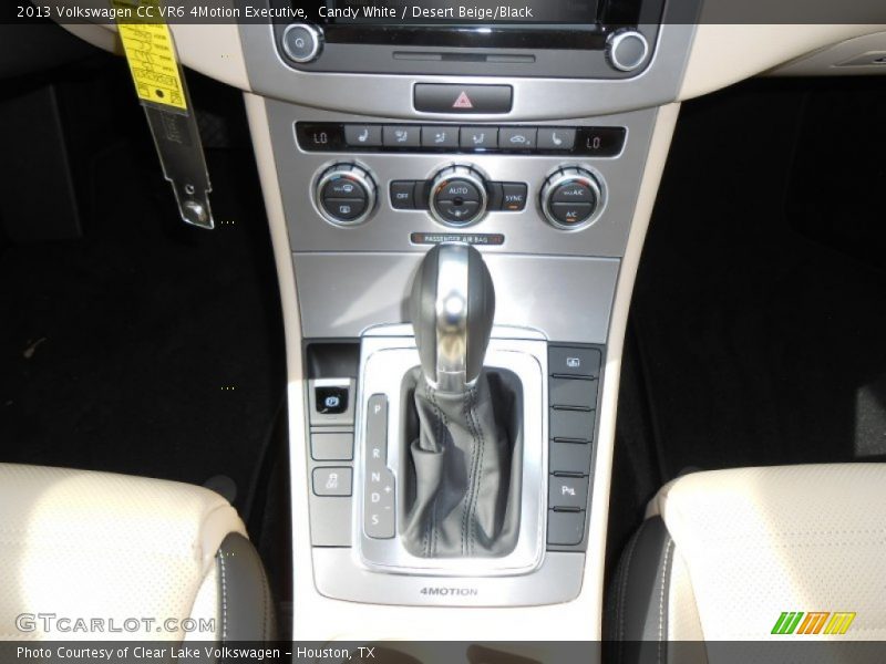  2013 CC VR6 4Motion Executive 6 Speed Tiptronic Automatic Shifter