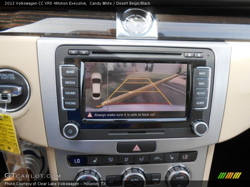 Candy White / Desert Beige/Black 2013 Volkswagen CC VR6 4Motion Executive