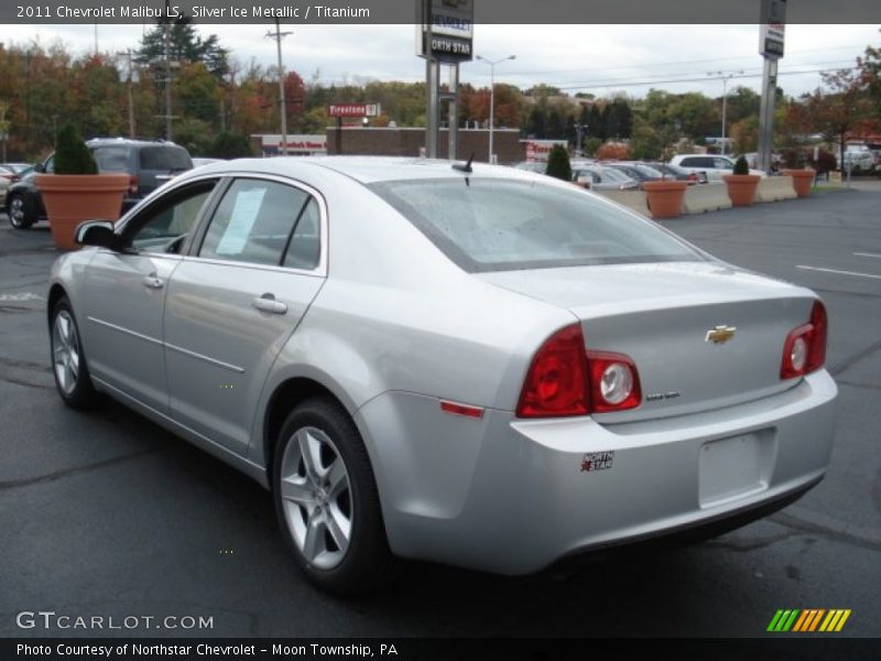 Silver Ice Metallic / Titanium 2011 Chevrolet Malibu LS