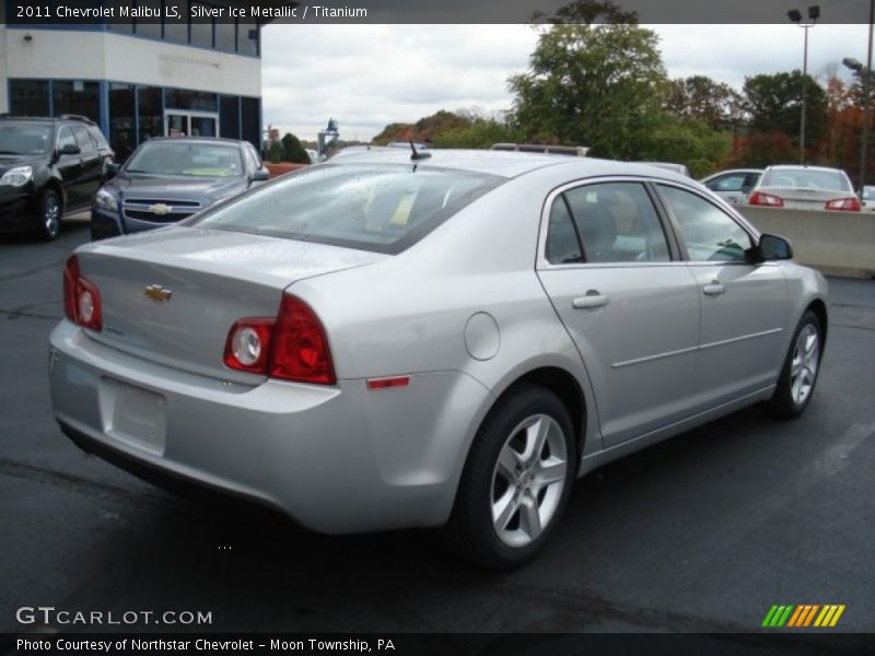 Silver Ice Metallic / Titanium 2011 Chevrolet Malibu LS