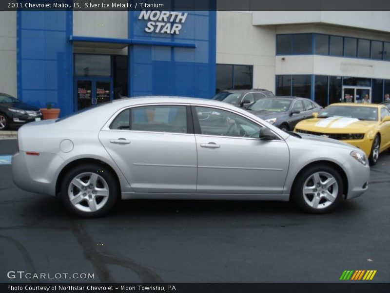 Silver Ice Metallic / Titanium 2011 Chevrolet Malibu LS