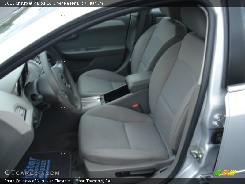 Silver Ice Metallic / Titanium 2011 Chevrolet Malibu LS
