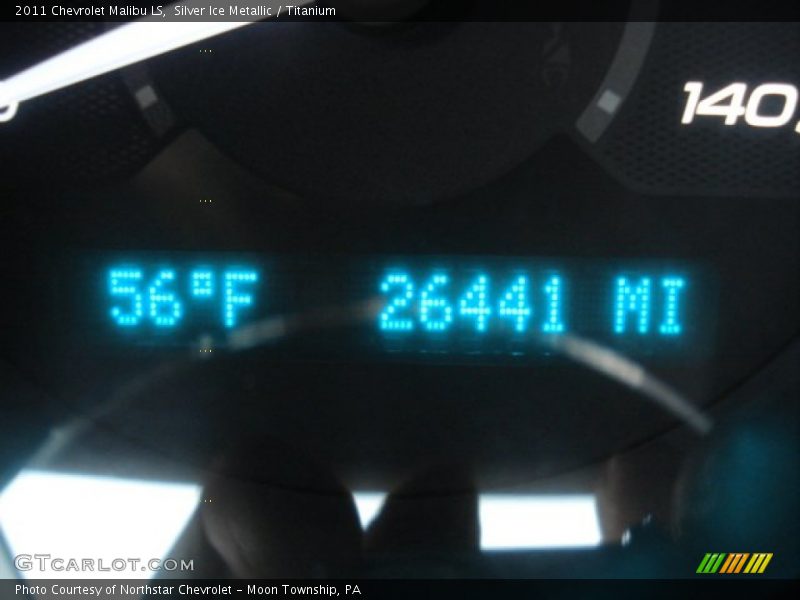 Silver Ice Metallic / Titanium 2011 Chevrolet Malibu LS