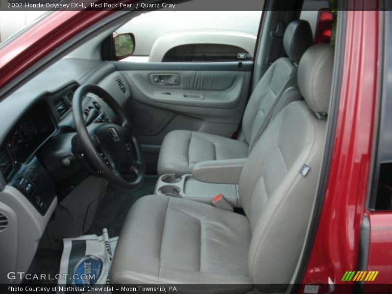 Red Rock Pearl / Quartz Gray 2002 Honda Odyssey EX-L