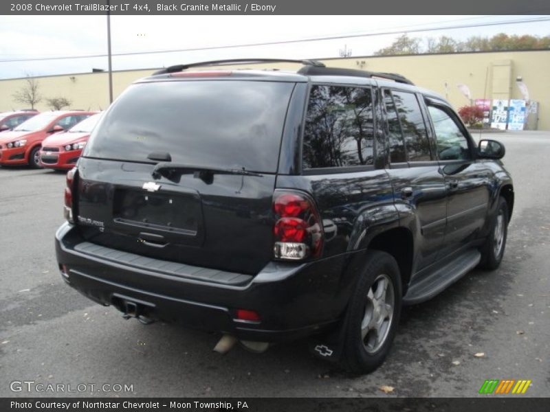 Black Granite Metallic / Ebony 2008 Chevrolet TrailBlazer LT 4x4