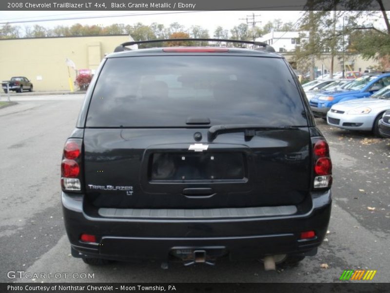 Black Granite Metallic / Ebony 2008 Chevrolet TrailBlazer LT 4x4