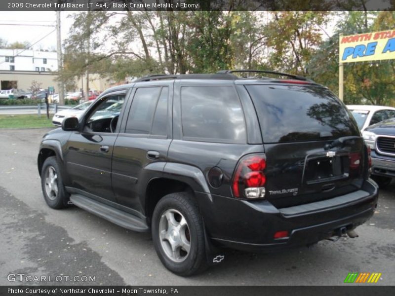 Black Granite Metallic / Ebony 2008 Chevrolet TrailBlazer LT 4x4