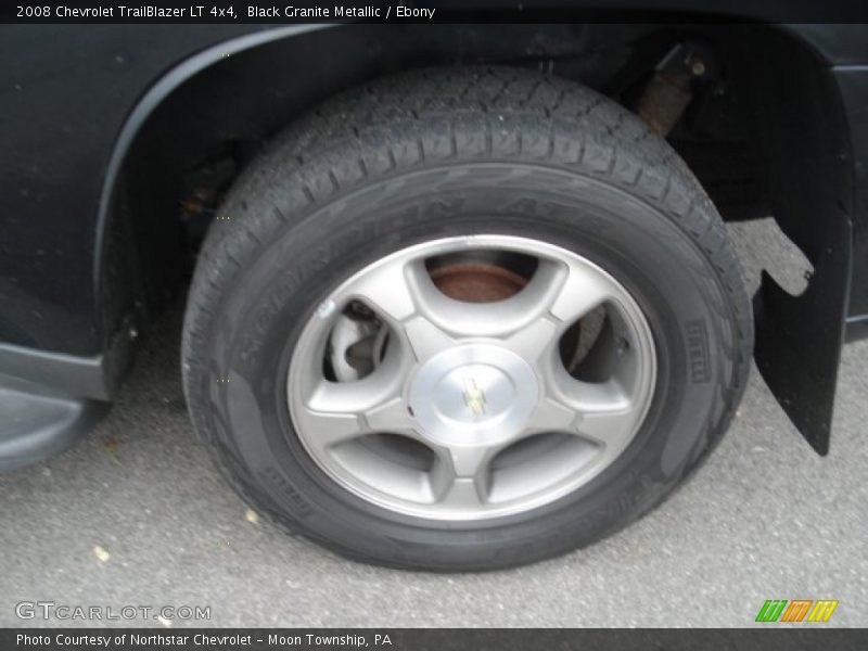 Black Granite Metallic / Ebony 2008 Chevrolet TrailBlazer LT 4x4
