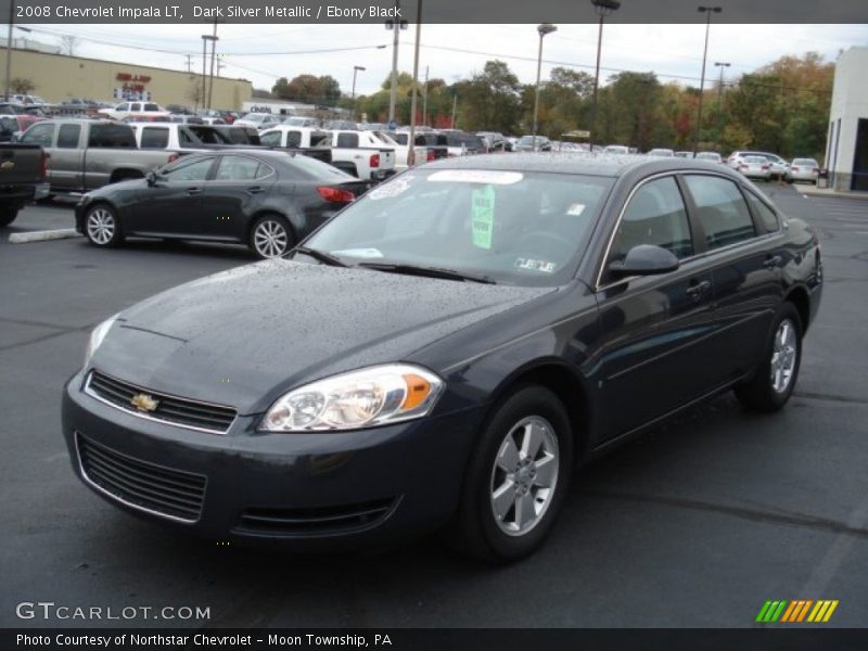 Dark Silver Metallic / Ebony Black 2008 Chevrolet Impala LT