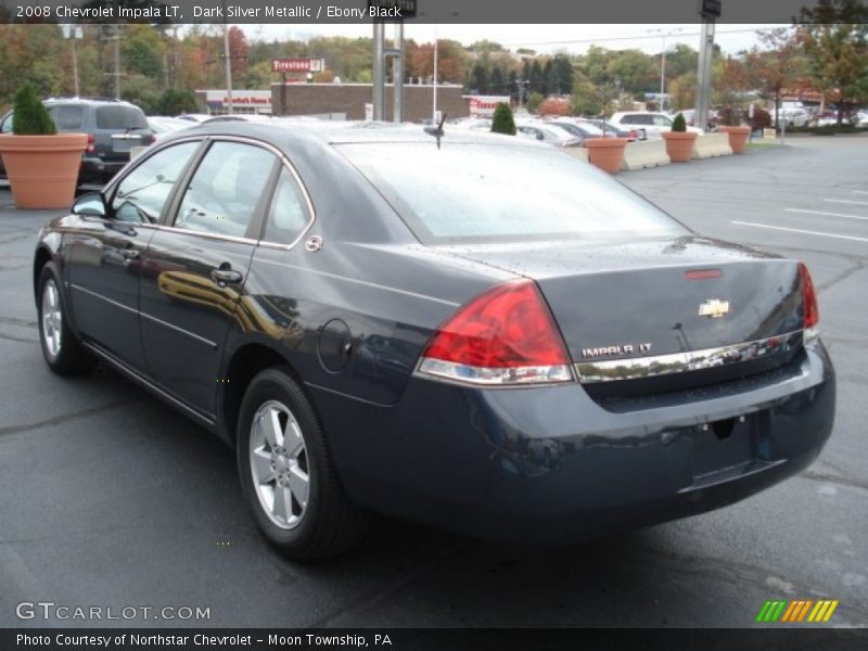 Dark Silver Metallic / Ebony Black 2008 Chevrolet Impala LT