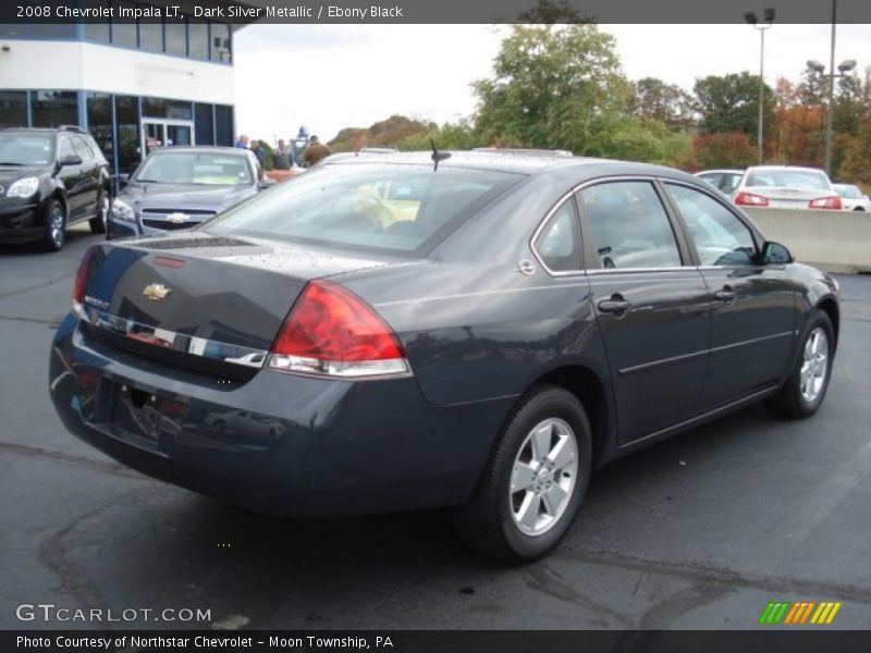 Dark Silver Metallic / Ebony Black 2008 Chevrolet Impala LT
