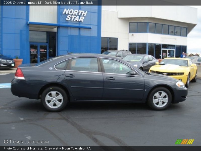 Dark Silver Metallic / Ebony Black 2008 Chevrolet Impala LT