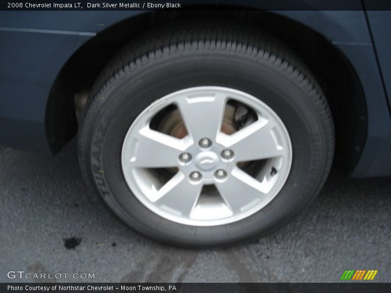 Dark Silver Metallic / Ebony Black 2008 Chevrolet Impala LT