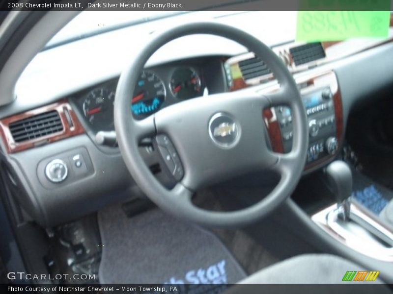 Dark Silver Metallic / Ebony Black 2008 Chevrolet Impala LT