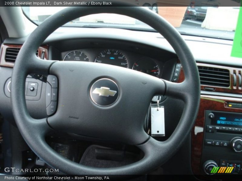 Dark Silver Metallic / Ebony Black 2008 Chevrolet Impala LT