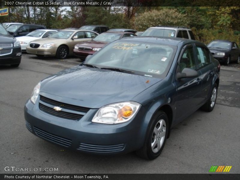 Blue Granite Metallic / Gray 2007 Chevrolet Cobalt LS Sedan