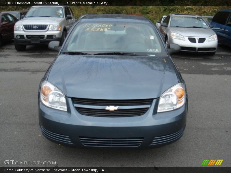 Blue Granite Metallic / Gray 2007 Chevrolet Cobalt LS Sedan