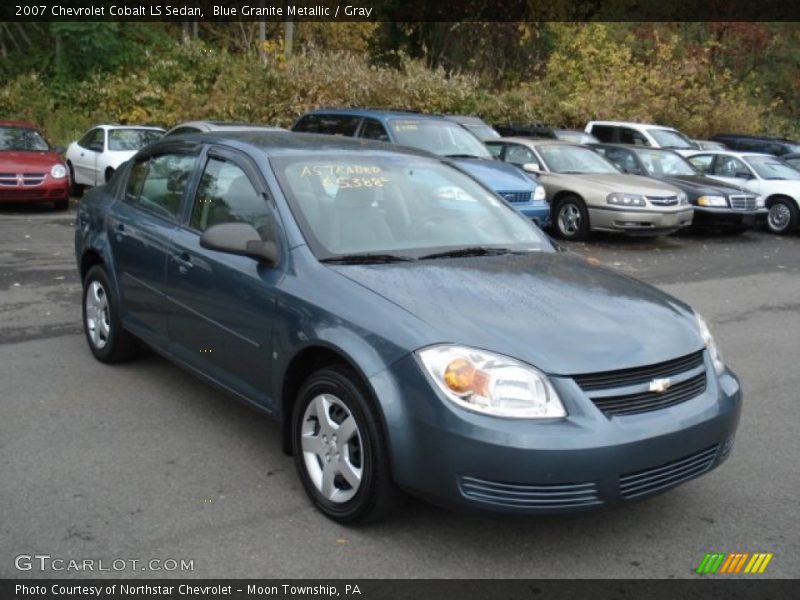 Blue Granite Metallic / Gray 2007 Chevrolet Cobalt LS Sedan