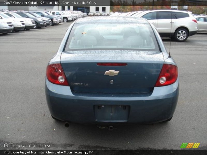 Blue Granite Metallic / Gray 2007 Chevrolet Cobalt LS Sedan