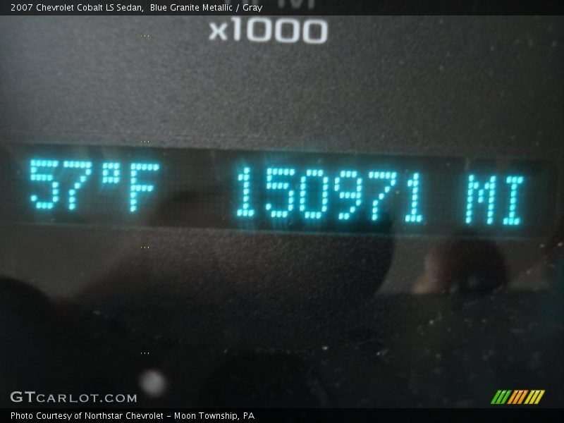 Blue Granite Metallic / Gray 2007 Chevrolet Cobalt LS Sedan