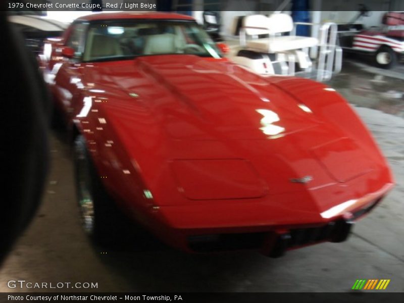 Red / Light Beige 1979 Chevrolet Corvette Coupe