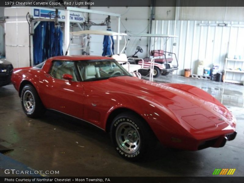 Red / Light Beige 1979 Chevrolet Corvette Coupe