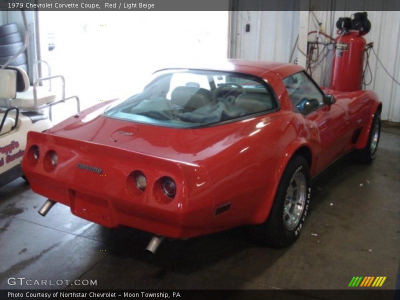 Red / Light Beige 1979 Chevrolet Corvette Coupe