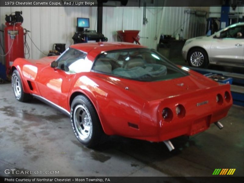 Red / Light Beige 1979 Chevrolet Corvette Coupe