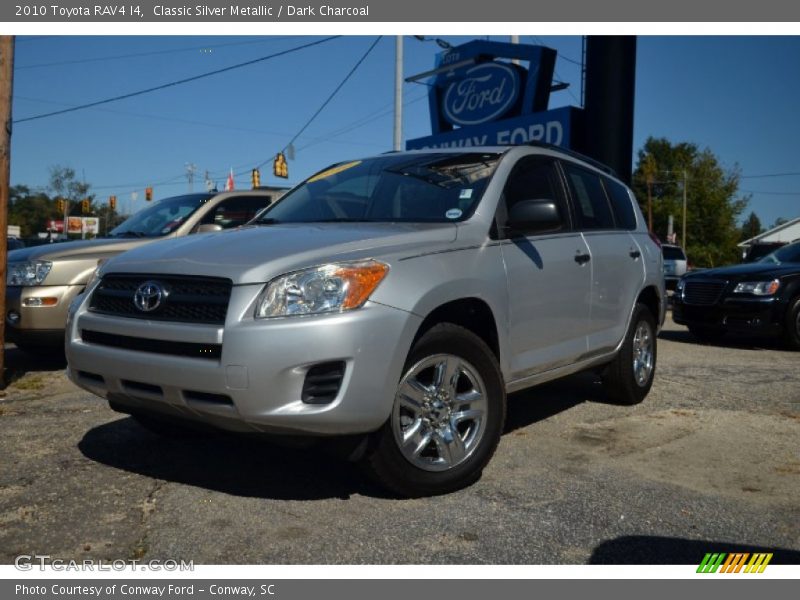Classic Silver Metallic / Dark Charcoal 2010 Toyota RAV4 I4
