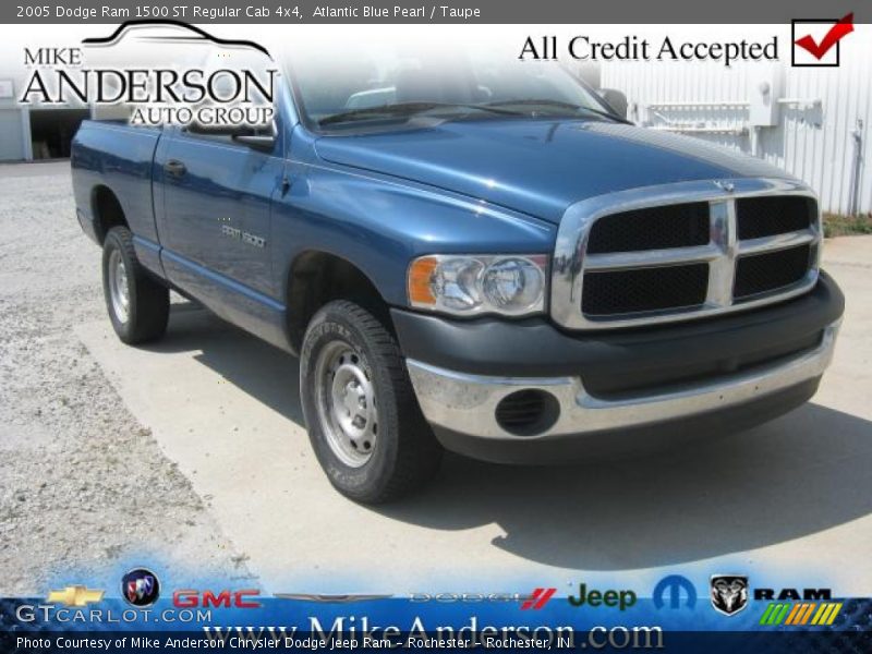 Atlantic Blue Pearl / Taupe 2005 Dodge Ram 1500 ST Regular Cab 4x4