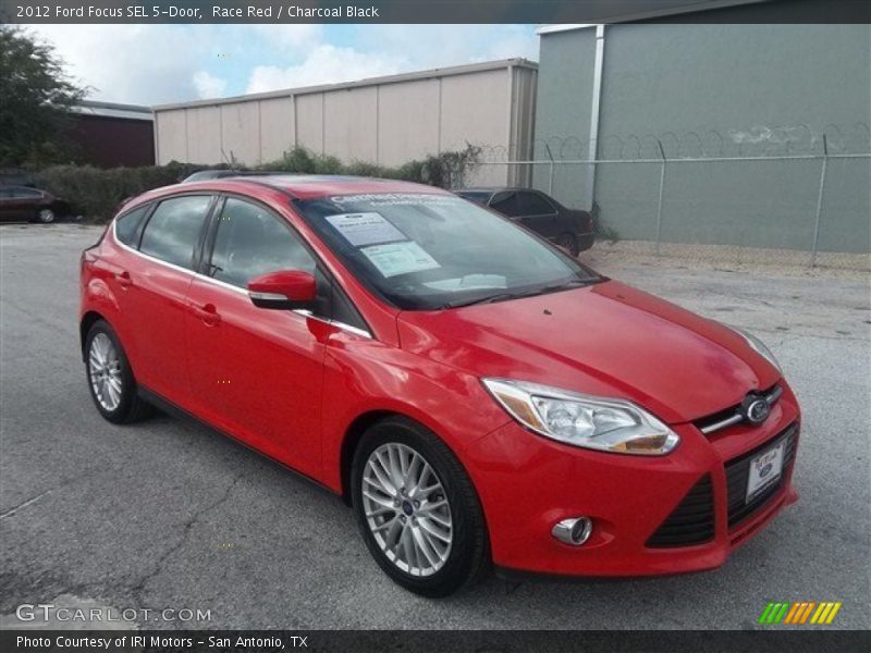 Race Red / Charcoal Black 2012 Ford Focus SEL 5-Door