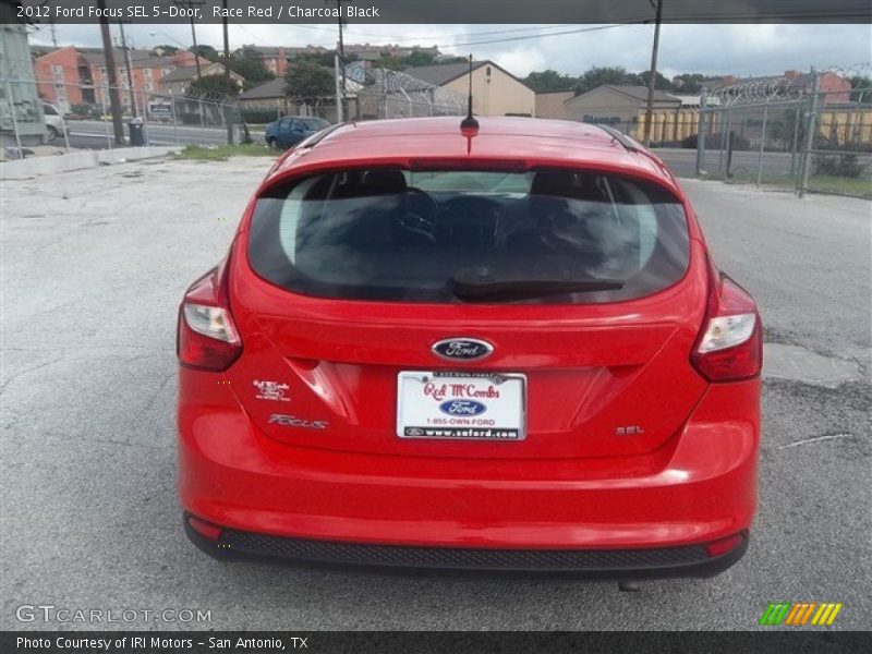 Race Red / Charcoal Black 2012 Ford Focus SEL 5-Door